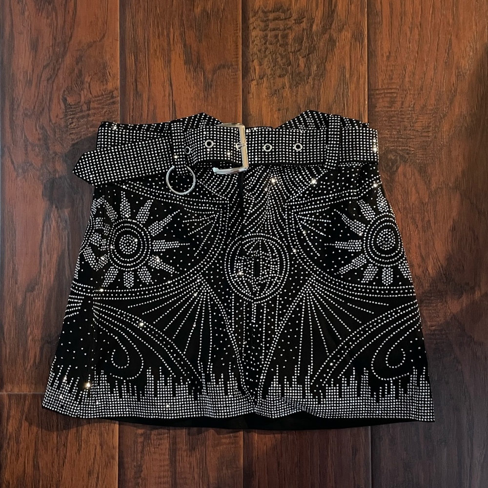 Trendy & Tipsy rhinestone cowgirl skirt